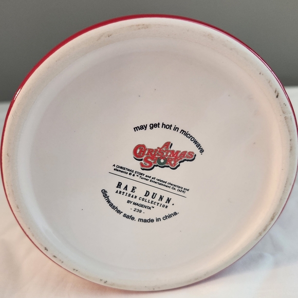 Rae Dunn A Christmas Story Oh Fudge! Two Sided Large Holiday Mug 24 oz NEW - Picture 4 of 4